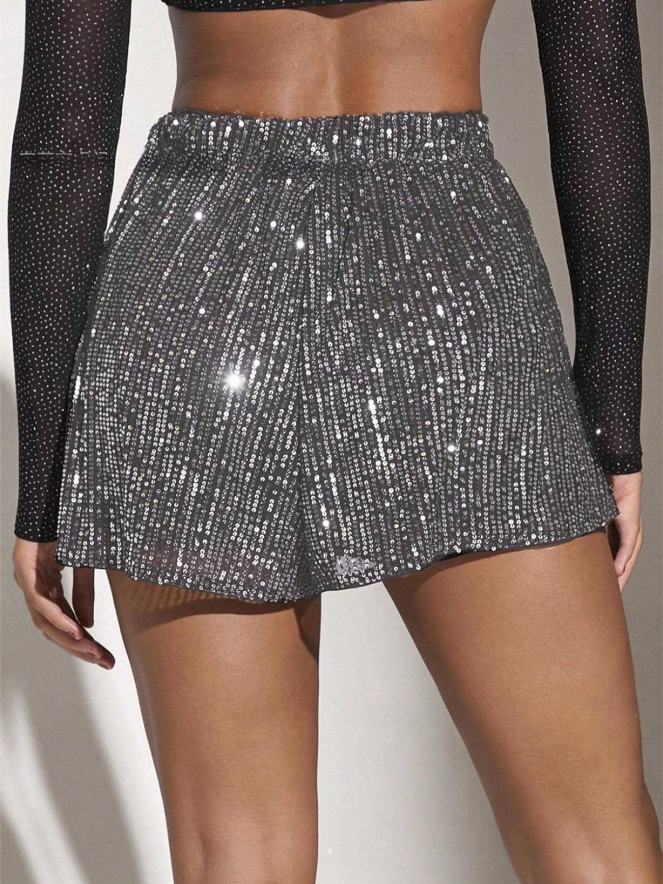 Rosa Clothing - Wholesale Shorts - Women's - Party sequin shorts6