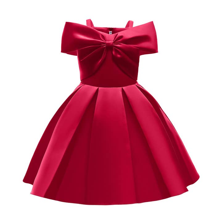 MyKids-USA® - Wholesale Dress - Kids - Baby Girl Solid Color Sling Princess Fashion Dress Children’s Formal Dress3