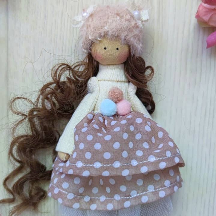 ChernikovaNataliya - Wholesale Doll - Kids - Mini Rag Doll, Handmade Doll, Small Doll, Fabric Doll