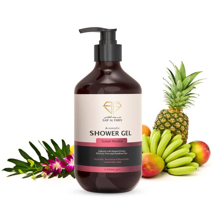 Sunset Paradise Duschtvål 500 ML för wholesale av SAIF AL FARES