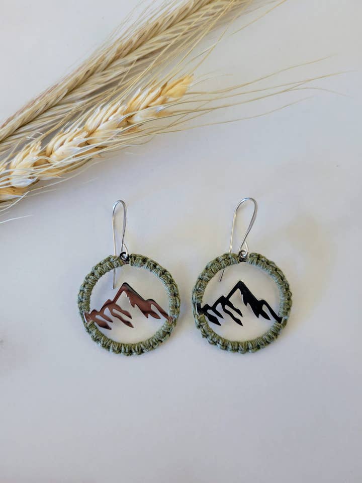 Mountain Earrings for wholesale by Let Life Fly