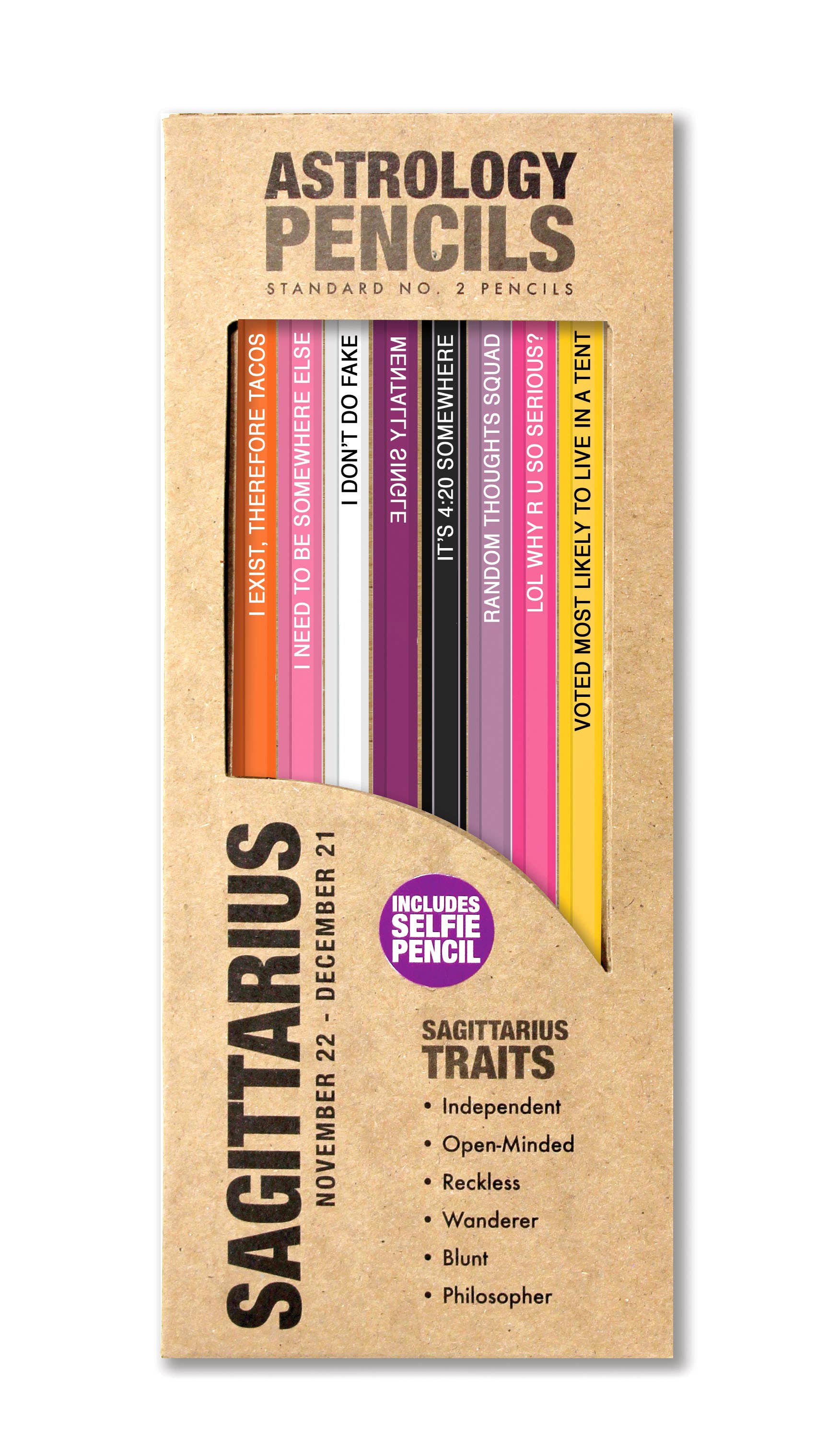 Whiskey River Soap Co. – Großhandel Bleistift – Astrologie-Bleistifte Vorpackung mit Display7