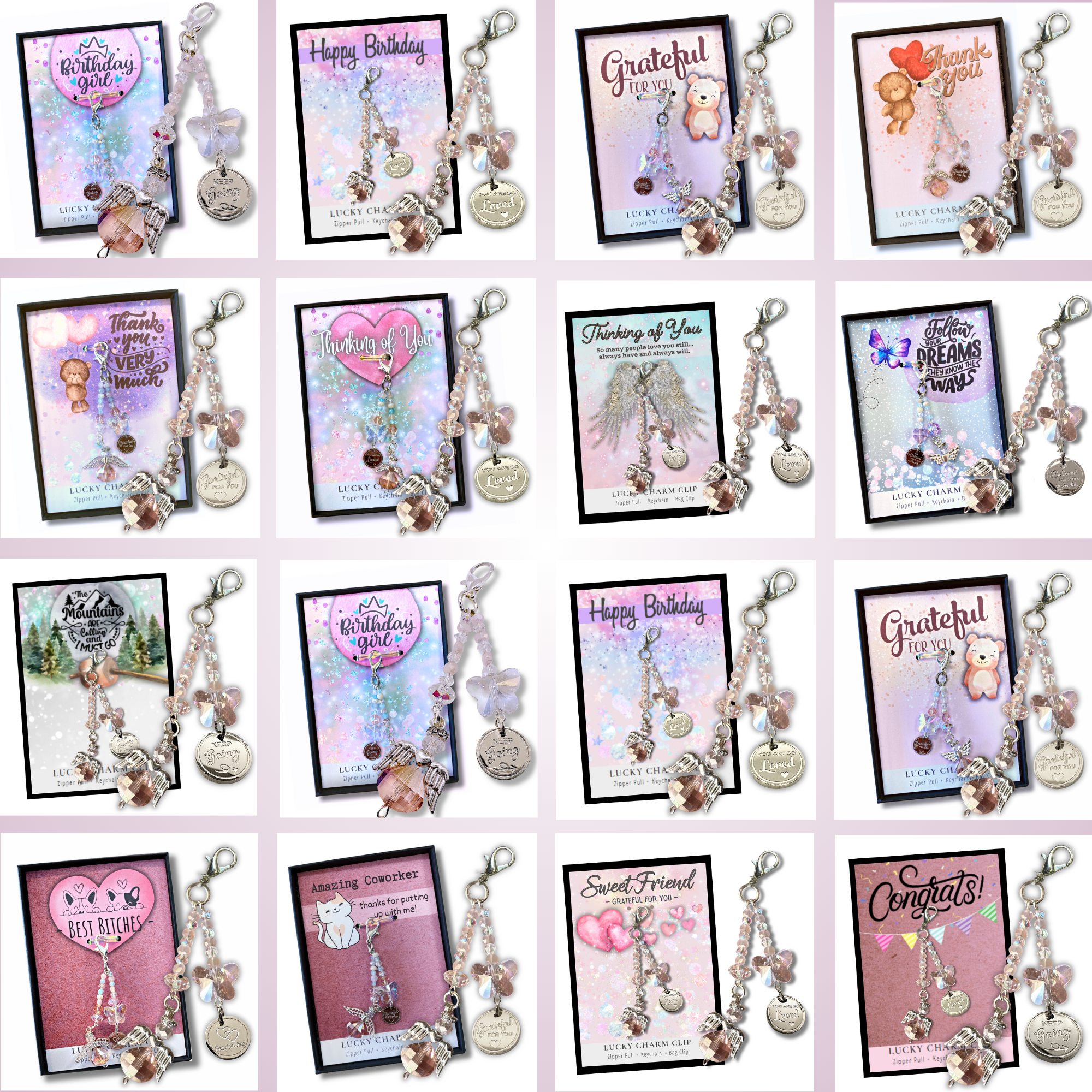 Stella Posh - Wholesale Keychain - Women's - Keepsake Charm Clip - Cross Country Runner6