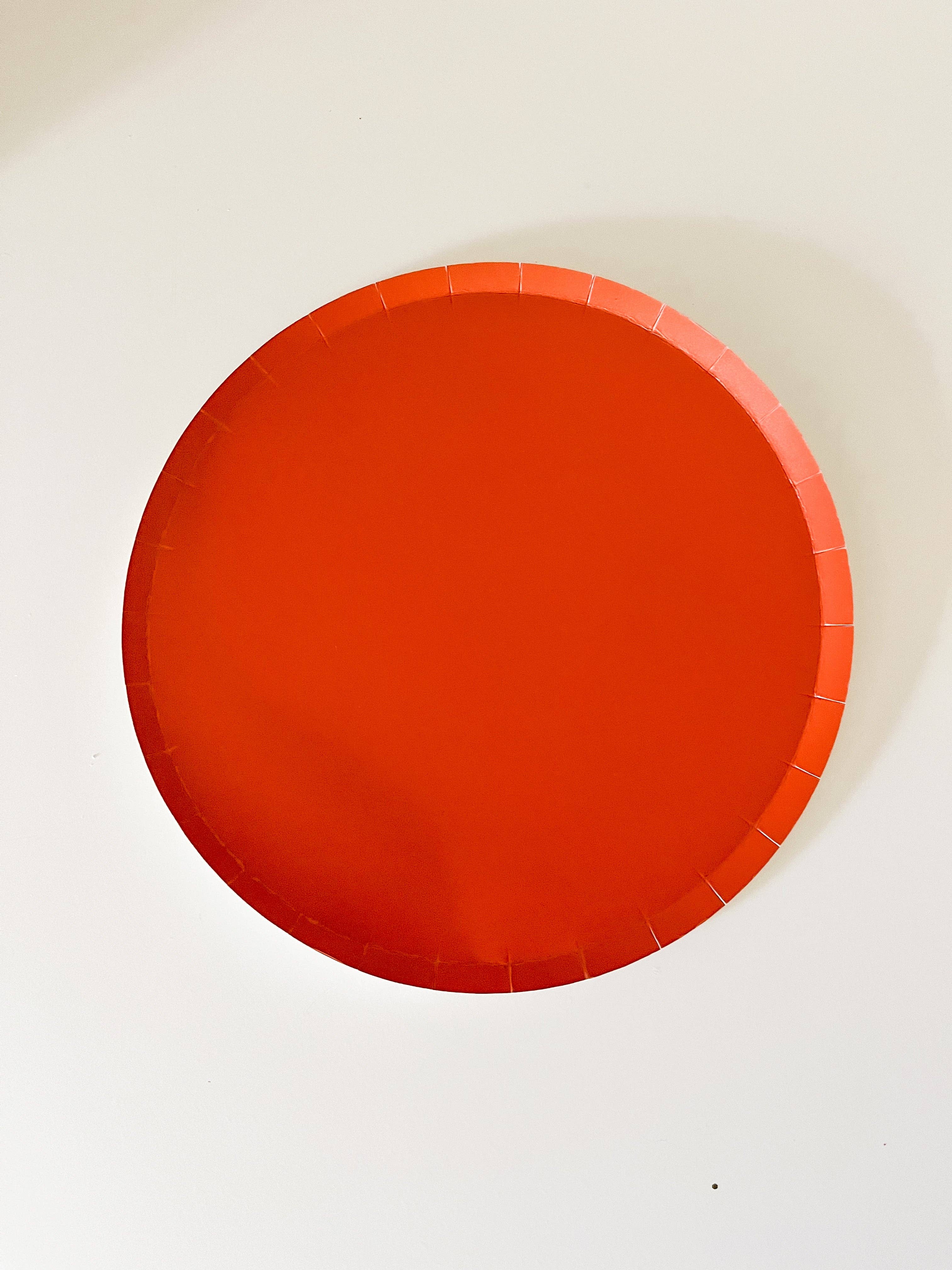 Josi James - Wholesale Disposable Plate - Classic Orange