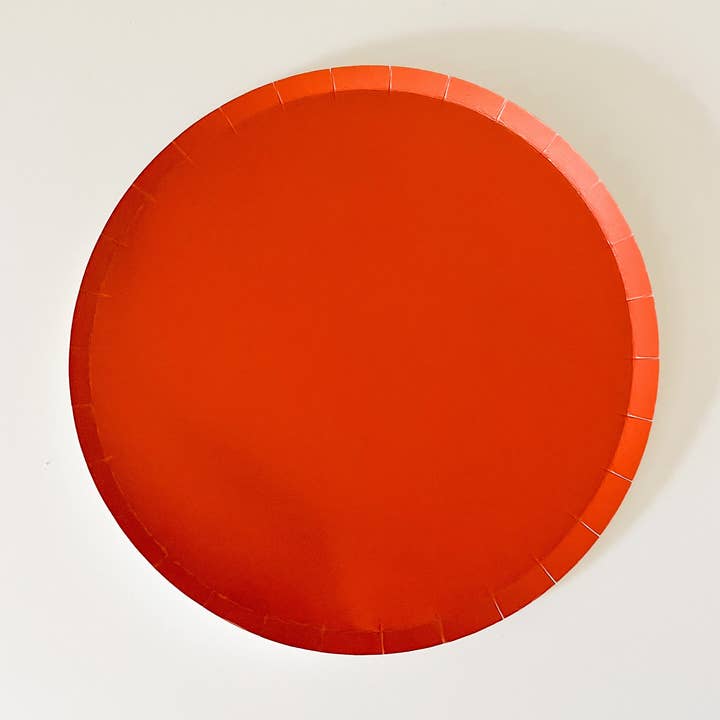 Josi James - Wholesale Disposable Plate - Classic Orange0