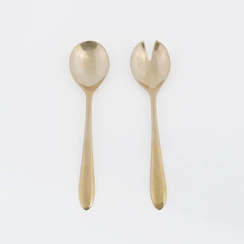 shesay – wholesale Serveringsredskap – BRASS salladsserveringssked lämplig för festscener10