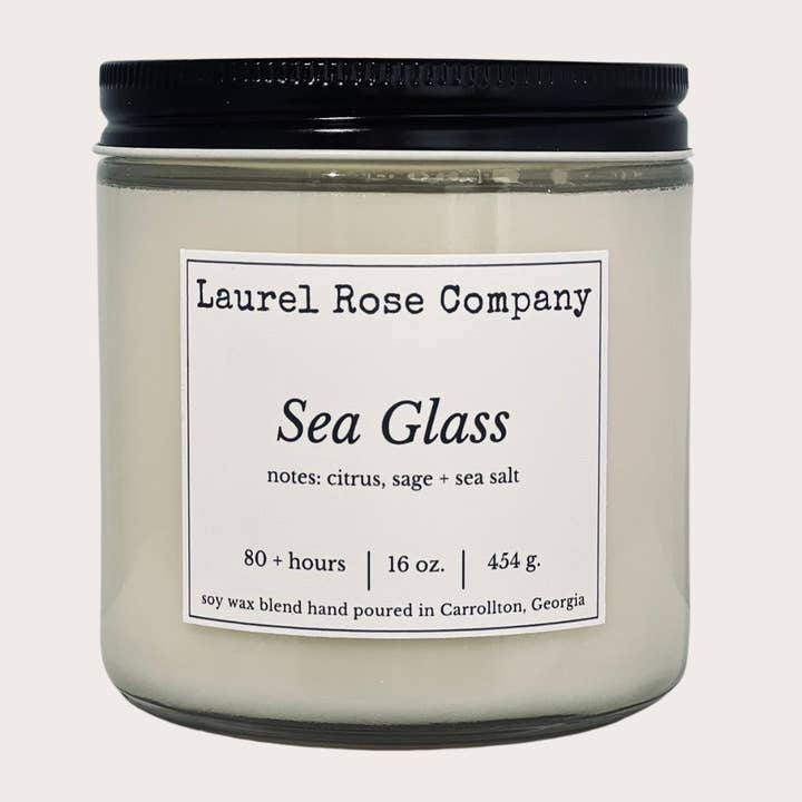 Zestien ounce kaars voor wholesale door Laurel Rose Company