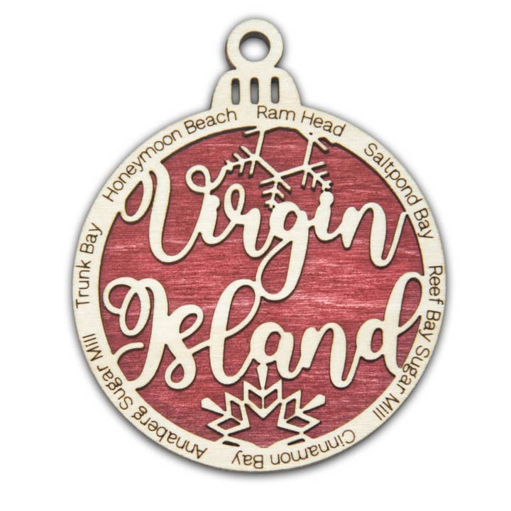 Virgin Islands National Park Round Ornament for wholesale by National Park Obsessed LLC