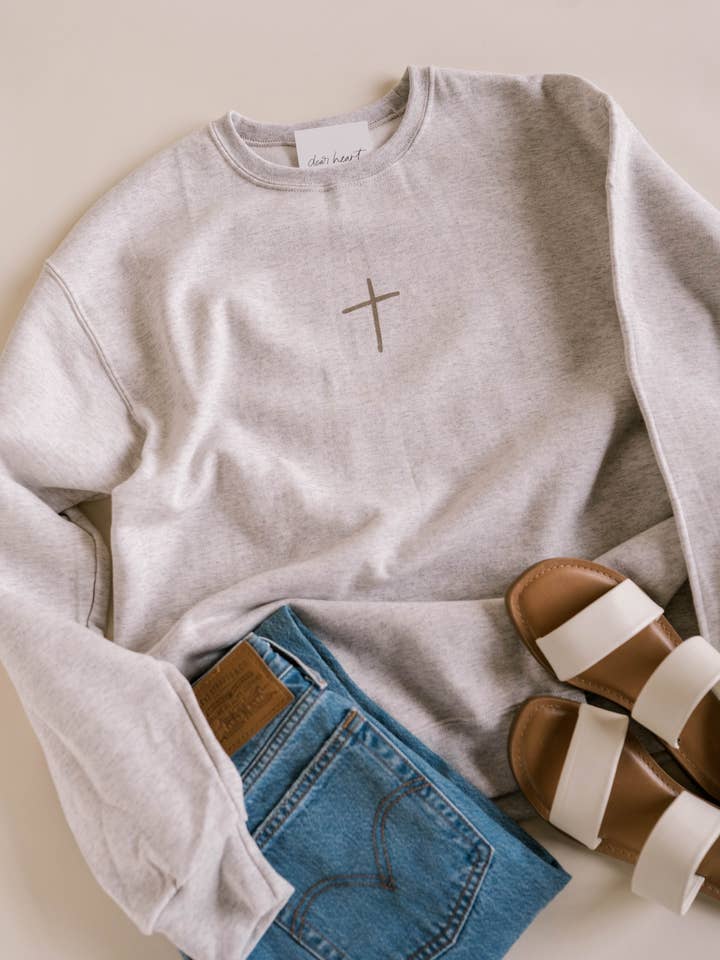 Dear Heart - Wholesale Graphic Sweatshirt - Women's - Freedom In Surrender Pullover | Christian Pullover 4