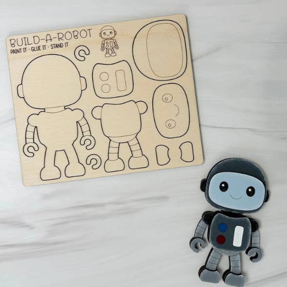 Kit d'aimants robot DIY KIT VAISSEAU SPATIAL SIFI pour la vente par Reclaimed Woodworks Home Decor