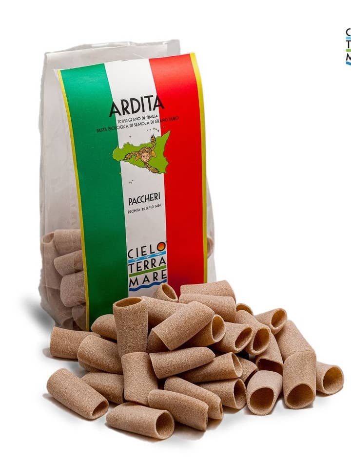 ORGANIC Pasta - ARDITA Paccheri - cannelloni for wholesale by Azienda Agricola Cielo Terra Mare