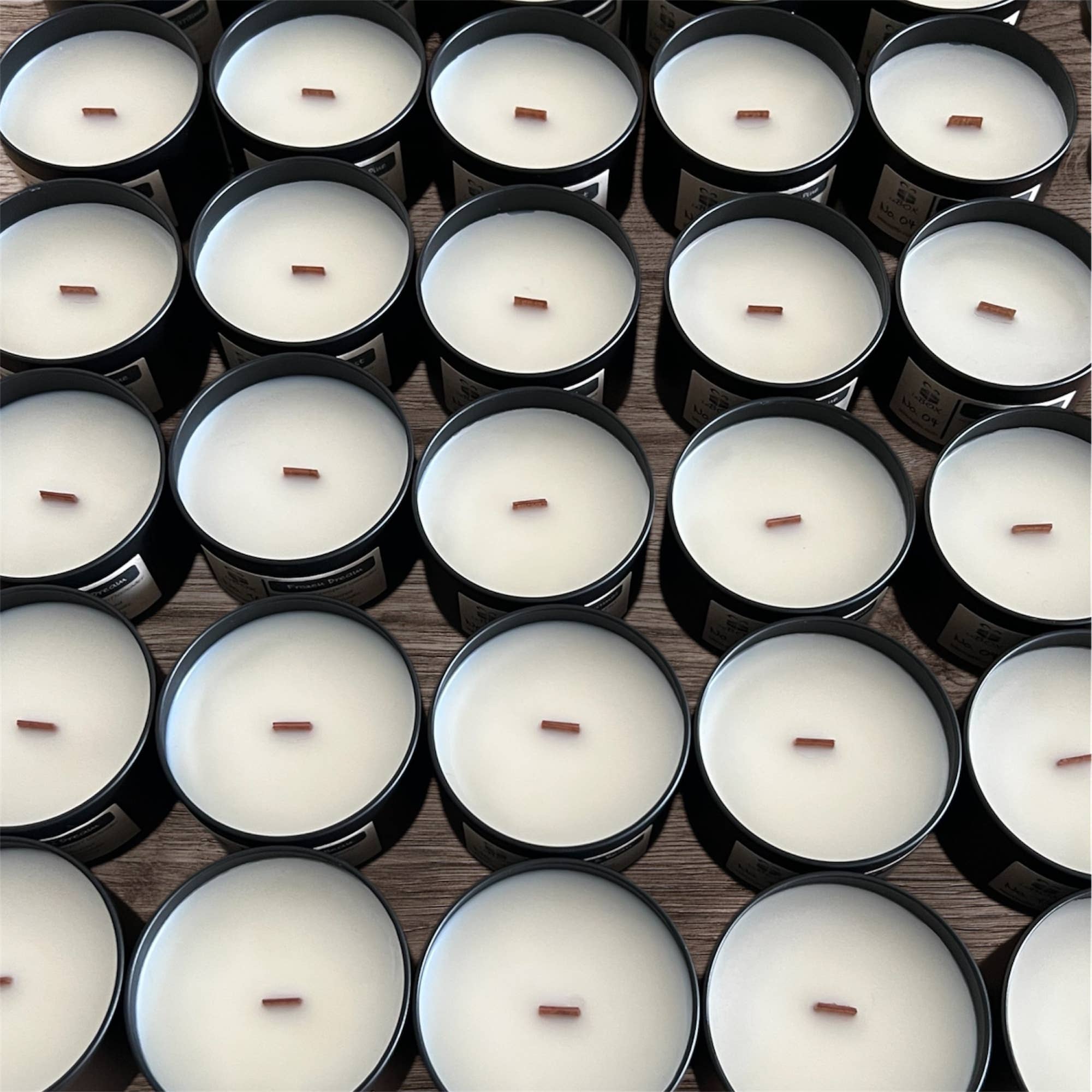 LeBox Gifts - Wholesale Jar/Filled Candle - WHITE LABEL CANDLE - Little Tin Scented Candles 4oz1