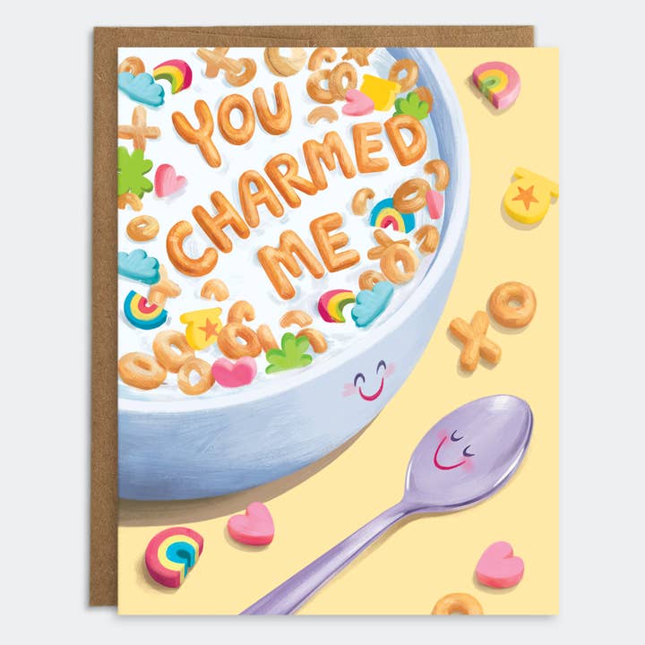 You Charmed Me | Love Card for wholesale by Mudsplash Studios