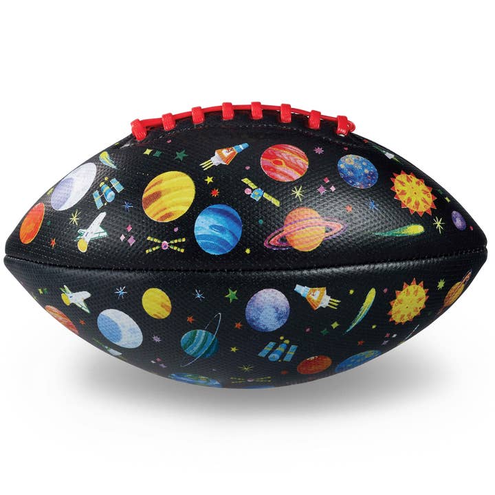 Crocodile Creek Soft Football / Rugby Style Ball Space for wholesale by Hippychick