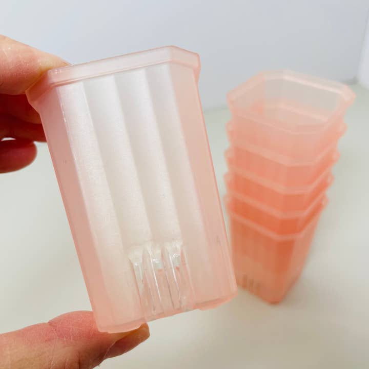 Coco and Palm Trees - Wholesale Plant Pot - 1.75” Pink Pots (Set of 20)