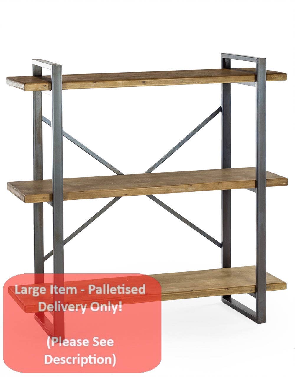 McGowan & Rutherford Ltd - Wholesale Wall Mounted Shelf - Camden Metal And Wood Shelf Unit0