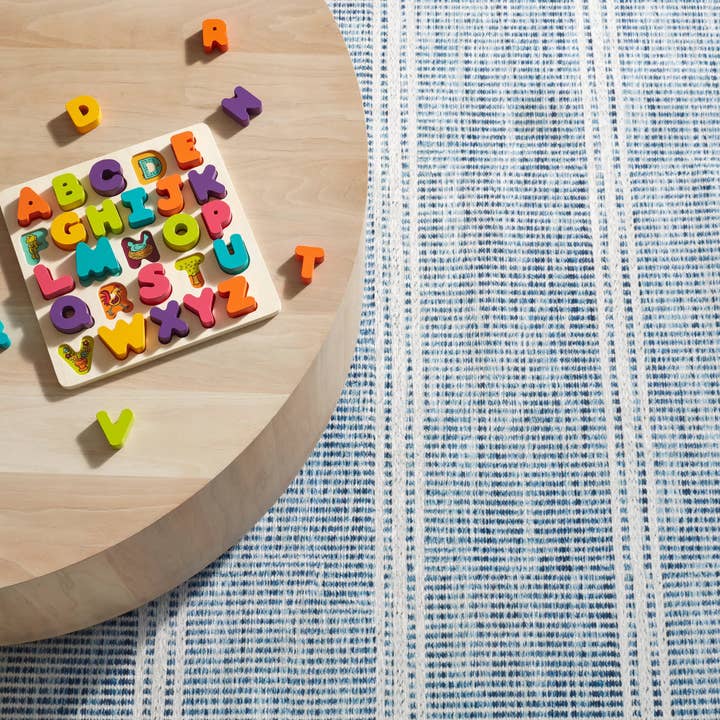 Annie Selke - Wholesale Area Rug - Malta Machine Washable Rug | Blue2