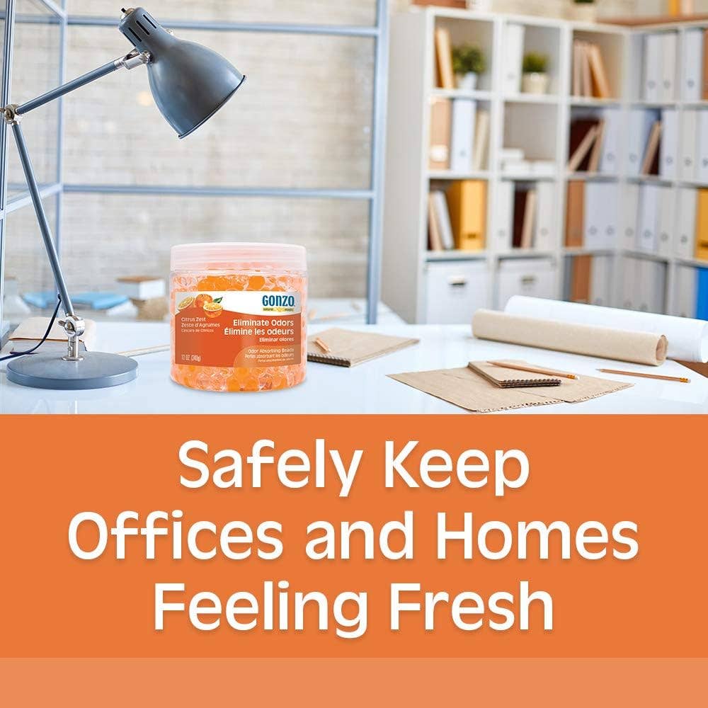 Innovarix - Wholesale Air Freshener - Natural Magic Fragrance Beads - Odor Eliminator, Citrus 12Oz3