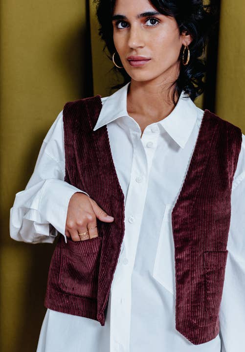 Atelier Brunette - Fabrics & Sewing Patterns Shop - Wholesale Fabric - Bubble Crispy Brownie Fabric3