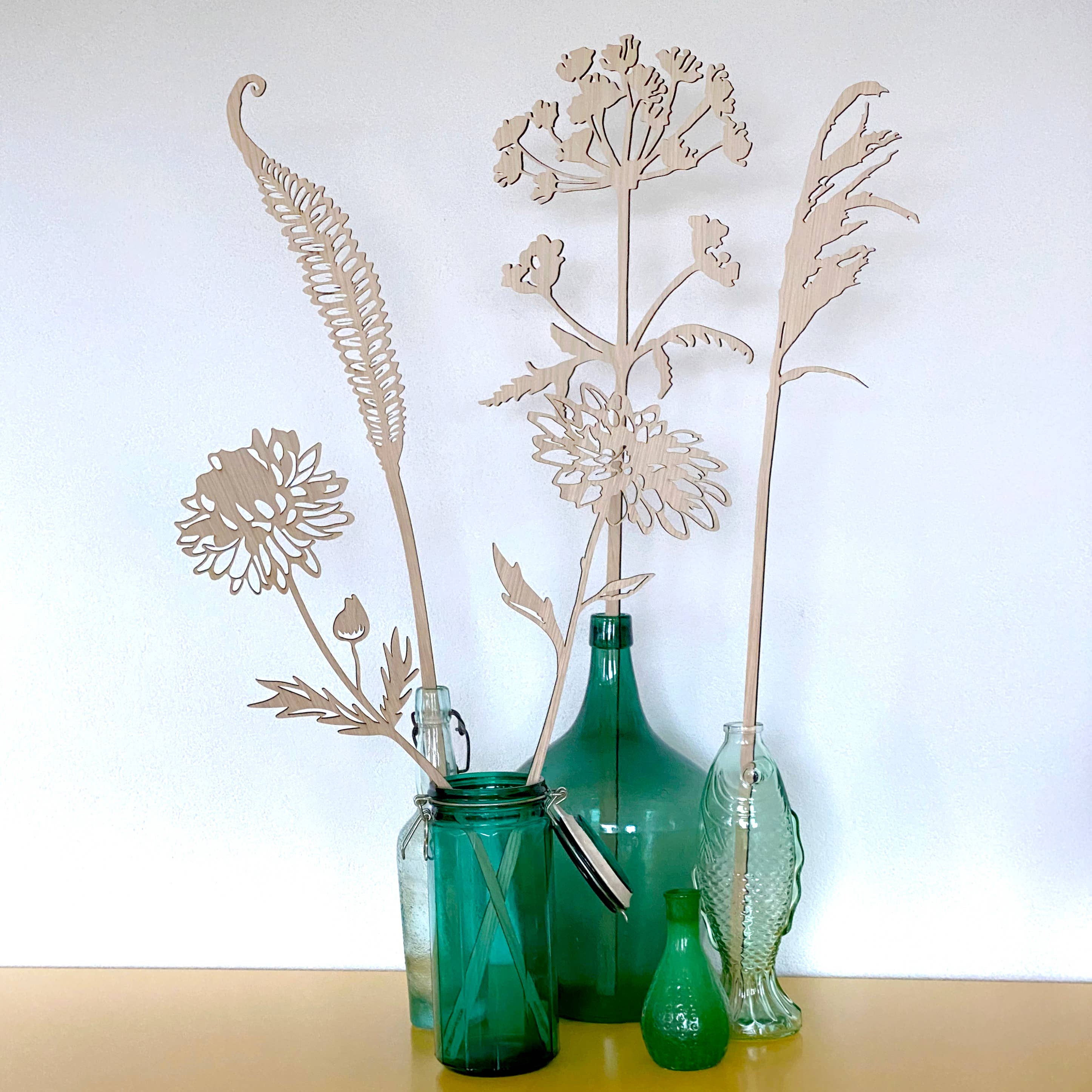 wood sensation - Wholesale Decorative Tabletop Object - Dalia's hout silhouet set 2 stuks5