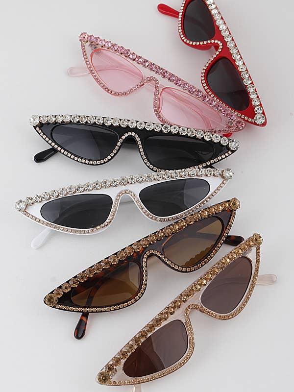 Óculos de sol exclusivos com armação de sobrancelha deslumbrante por atacado de Shop Neighbors