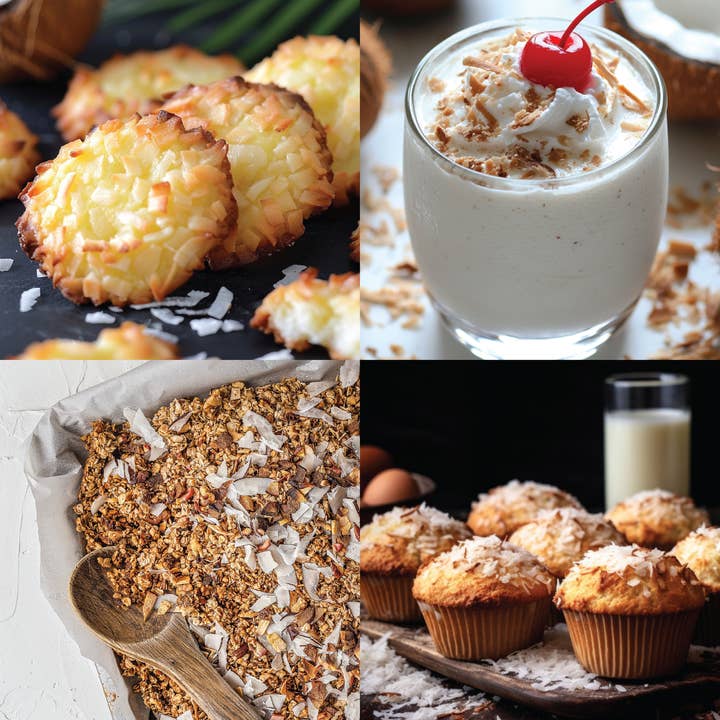 Coconut Merchant – wholesale Dried/dehydrated fruit – Natural Coconut Flakes - 500g5