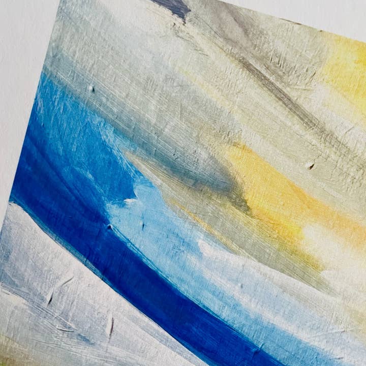 Beth Garner - Wholesale Art Print - 'Rhythm and Hues', Yellow Landscape A4 Print4