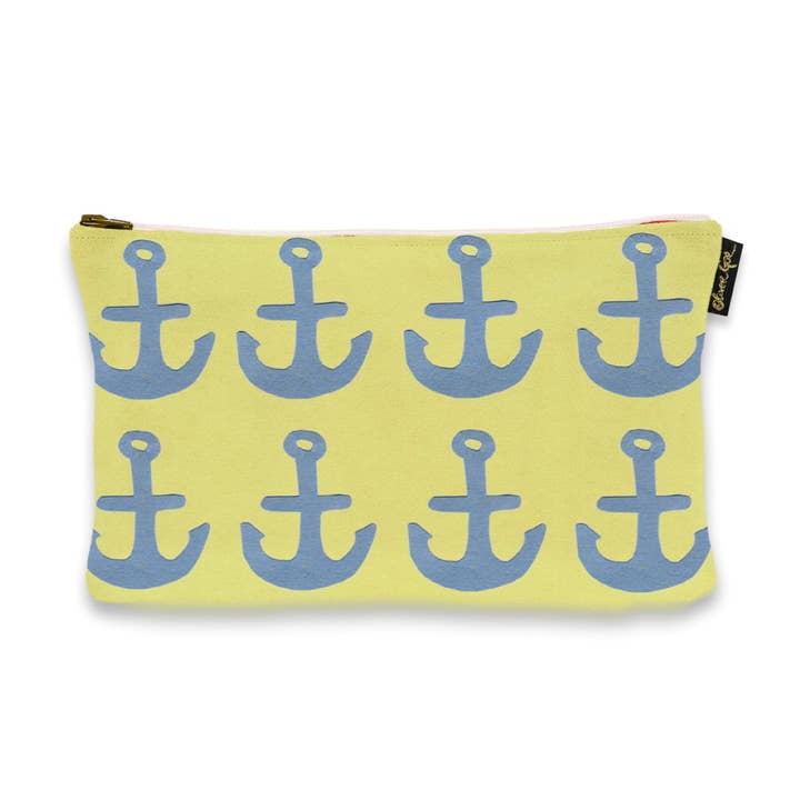 Bolsa Oliver Gal Anchor Pattern Art (Tamanho 9x6) por atacado de The Oliver Gal Artist