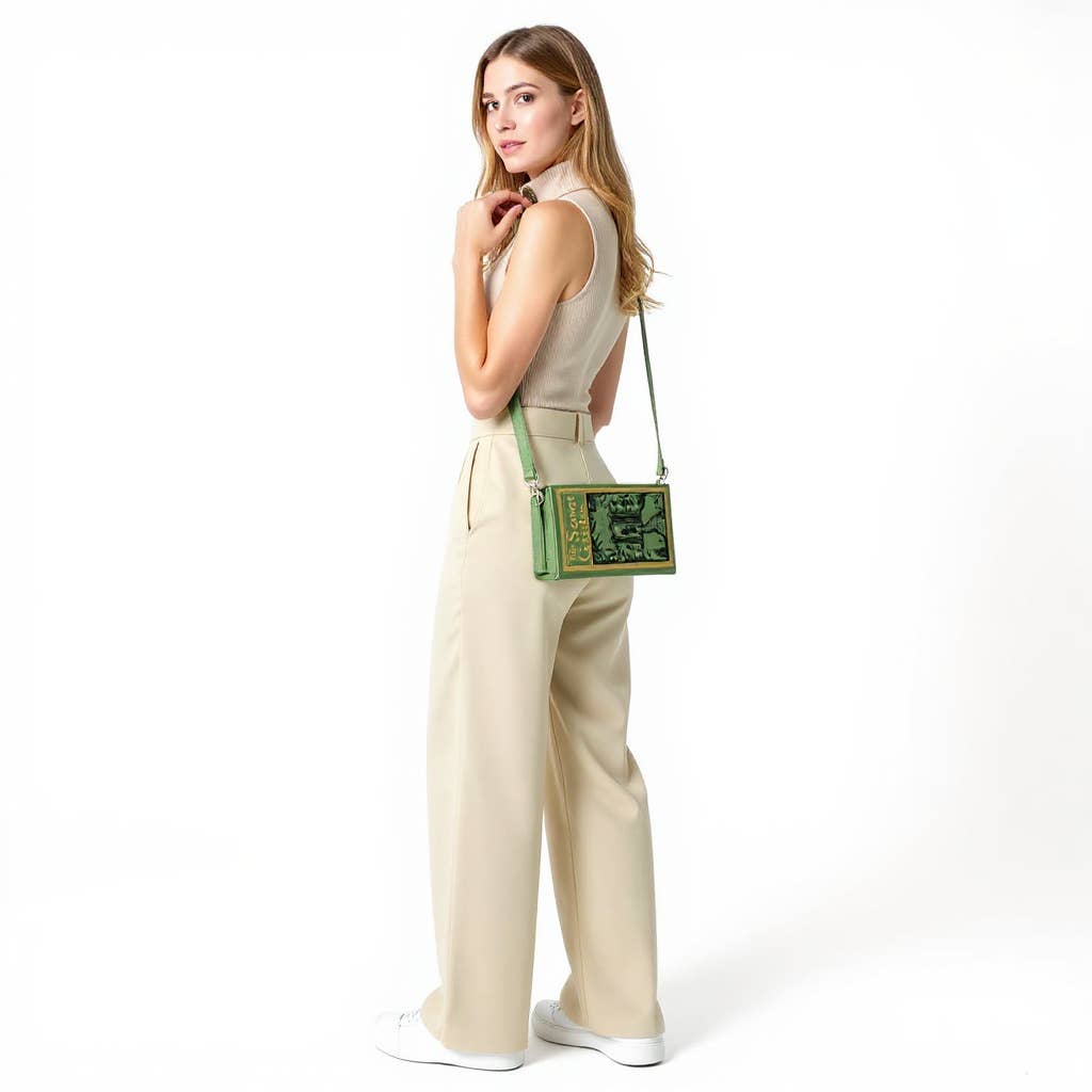 COMECO INC - Wholesale Clutch Bag - Women's - The Secret Garden Book Clutch Bag3