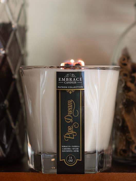 Patron Whiskey Glass Candle for wholesale by Embrace Candles
