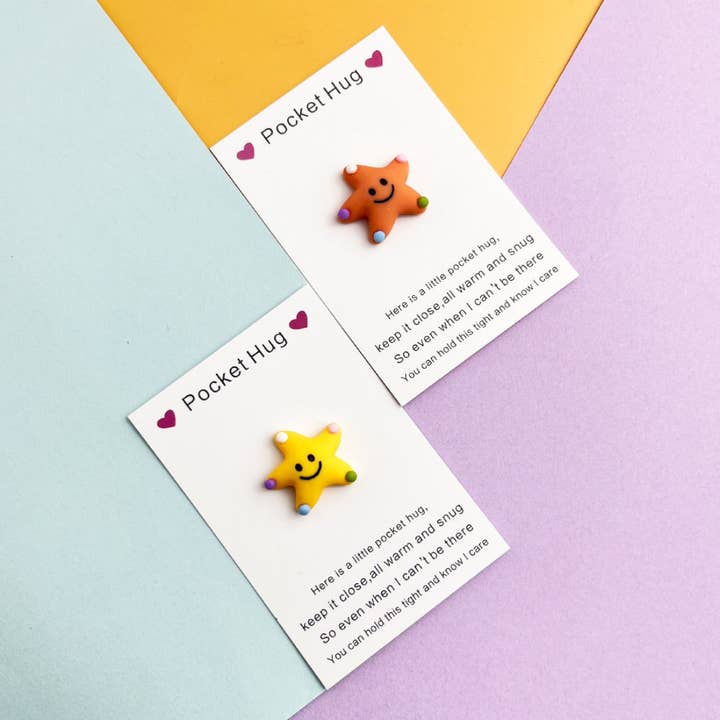 Magia Design - Wholesale Keepsake Coin/Token - Pocket Hug Cute Smiley Starfish7