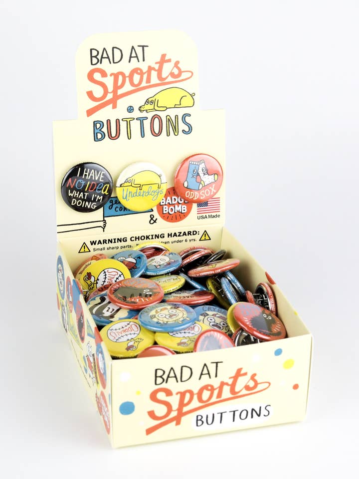 Dårlig sportskasse med badges for engroshandel hos Incognito