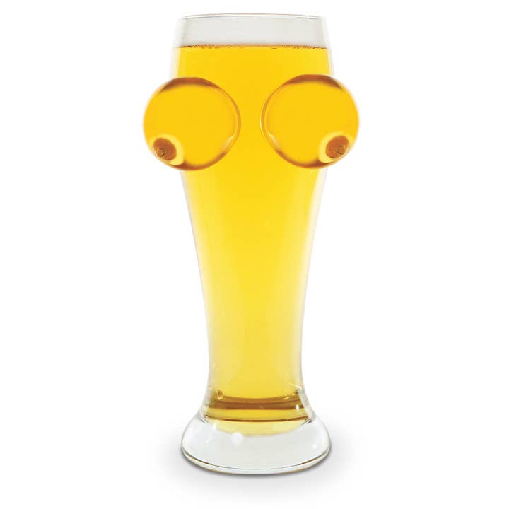 BigMouth Inc - Wholesale Beer Glass/Mug - The Boobies N Beer Glass