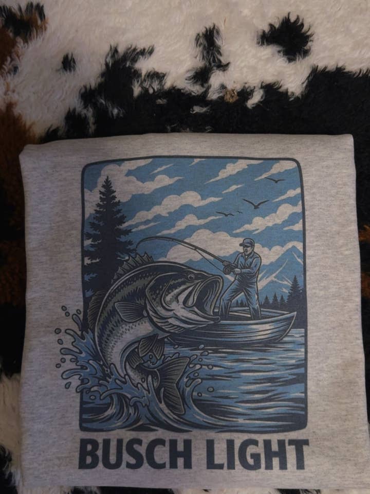 Busch Light Fishing for wholesale by Rustic Revival Boutique