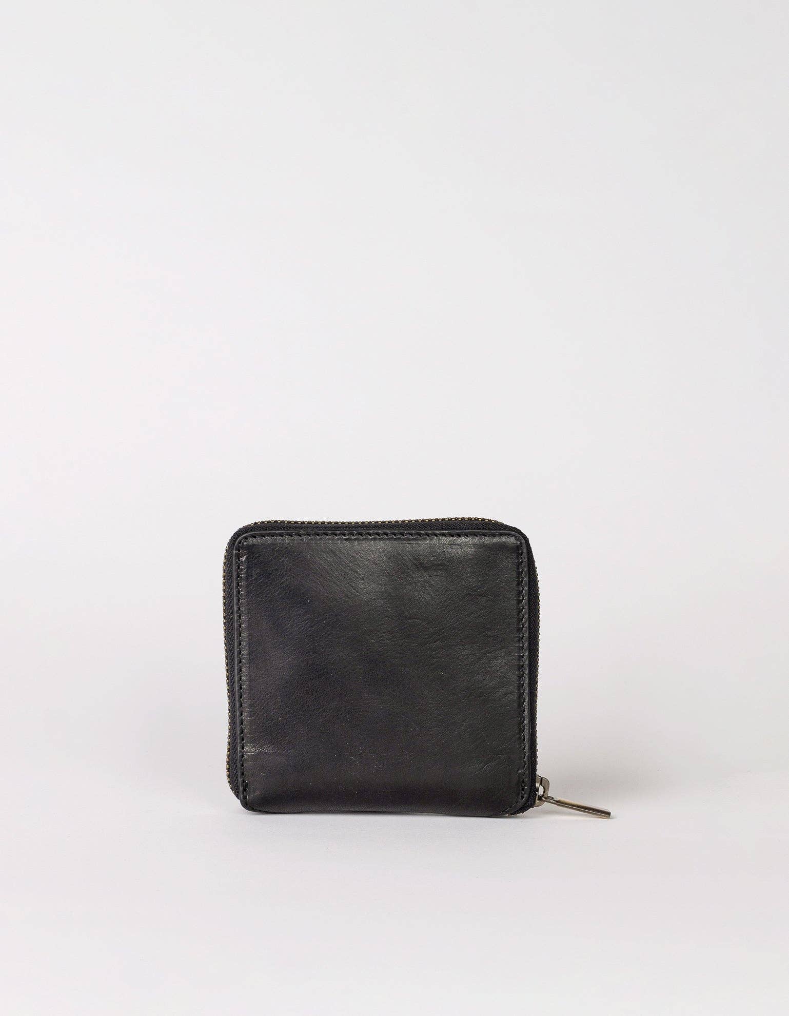 O My Bag - Wholesale Wallet - Women's - Sonny Square Wallet - Black Stromboli Leather1