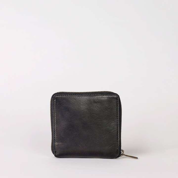 O My Bag - Wholesale Wallet - Women's - Sonny Square Wallet - Black Stromboli Leather1