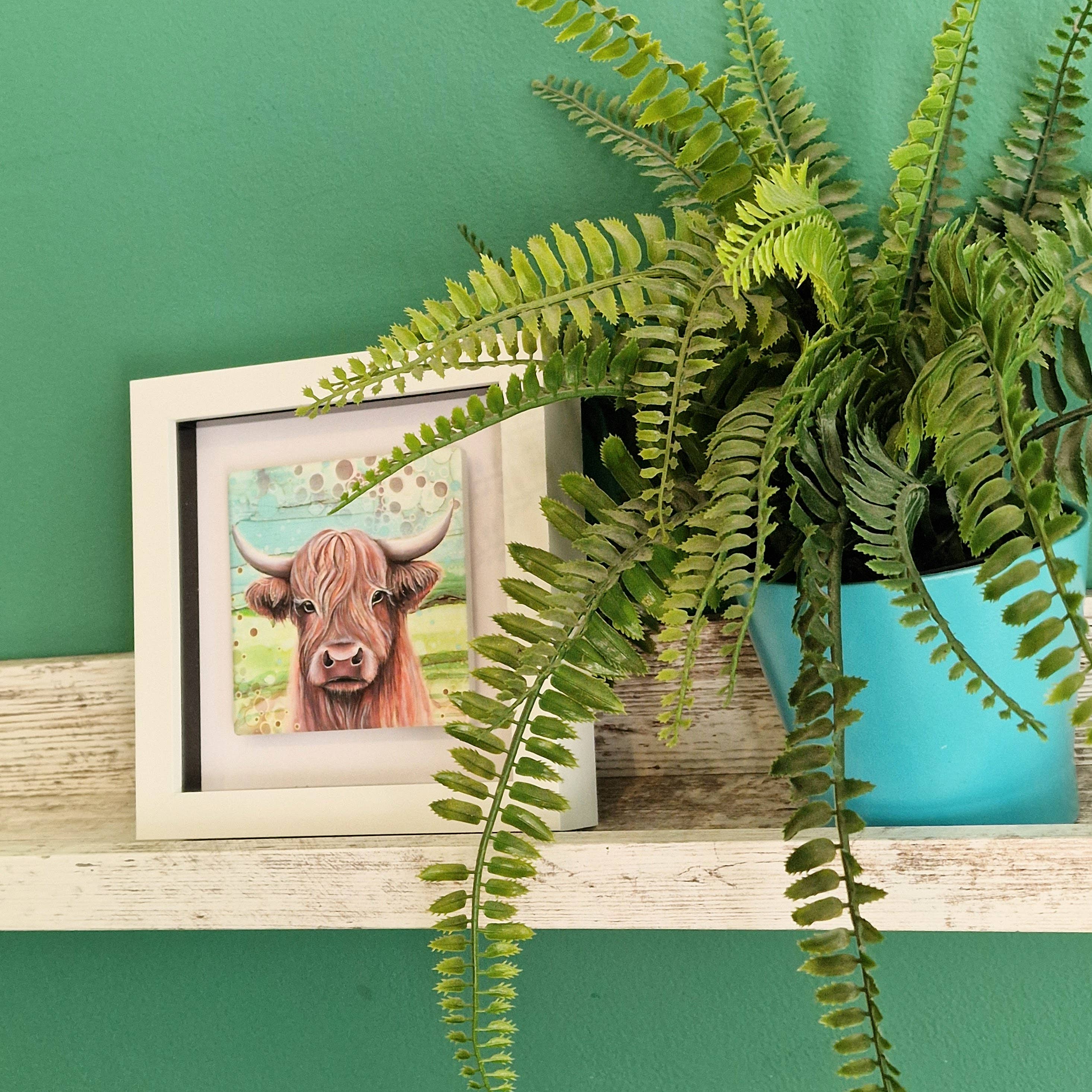 By Jo Crafts – wholesale Art print – 04-SP Highland Cow Small Picture 2