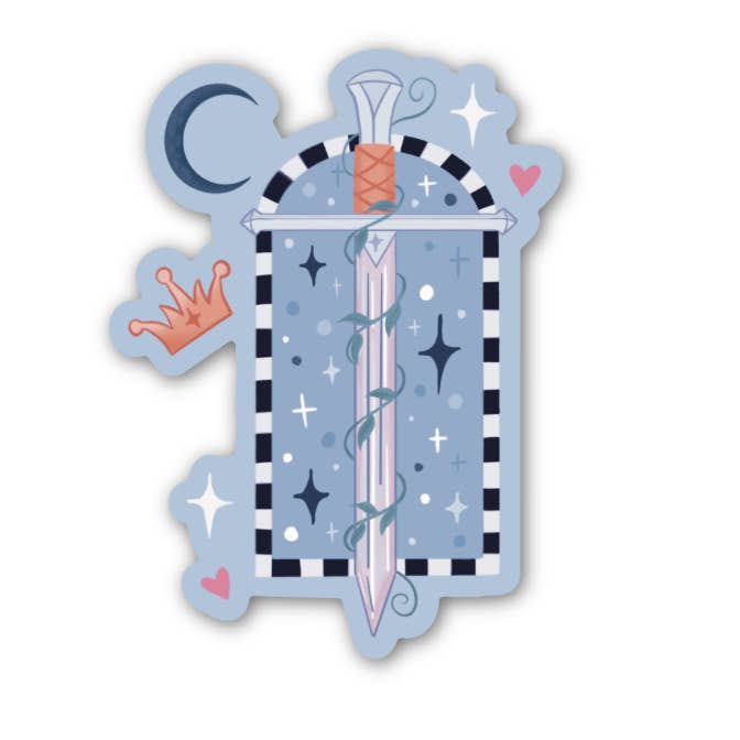 Romantasy Book Lover Vinyl Sticker for wholesale by Doohickle Designs