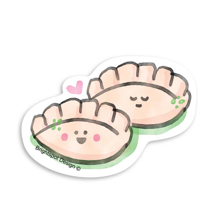Gyoza Pair Sticker for wholesale by Brightspot Design
