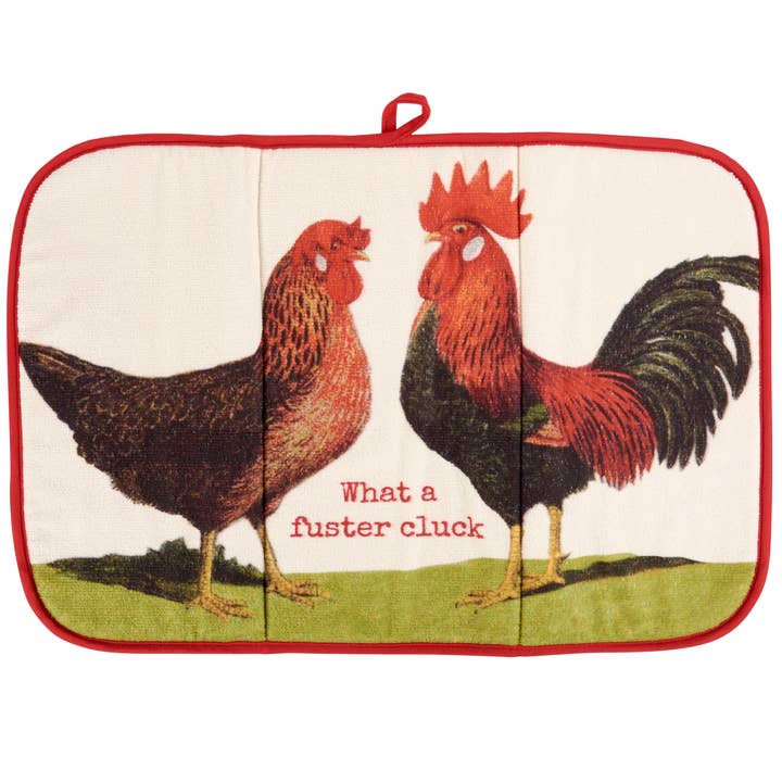 Primitives by Kathy - Wholesale Dish Drying Mat/Rack - Fuster Cluck Drying Mat
