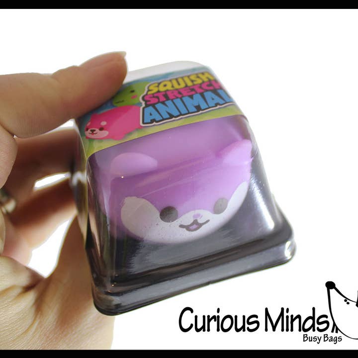 Curious Minds Toys - Vendita all'ingrosso Giocattolo fidget - Bambini - Pallina antistress mini morbida kawaii con animale - Giocattolo sensoriale fidget4