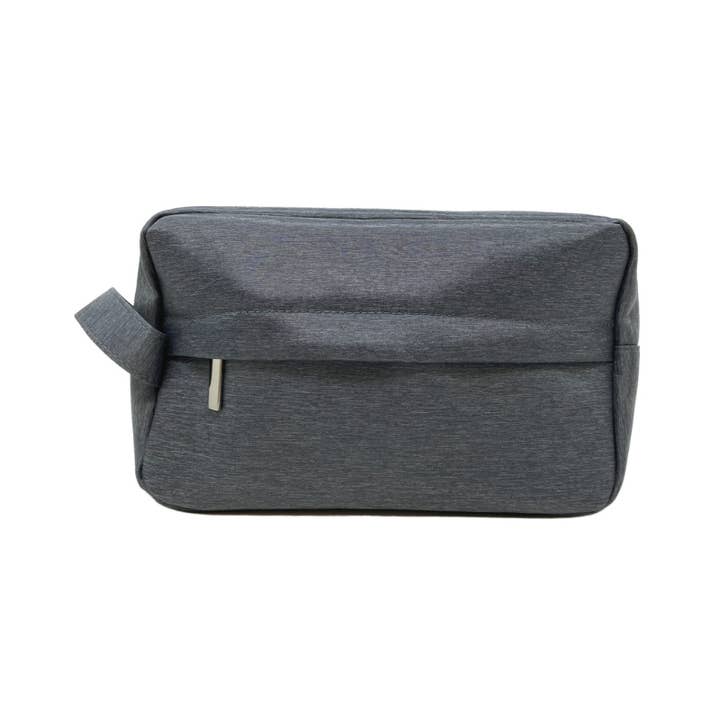 The Steele Grey Dopp Kit for wholesale by TRAVALO