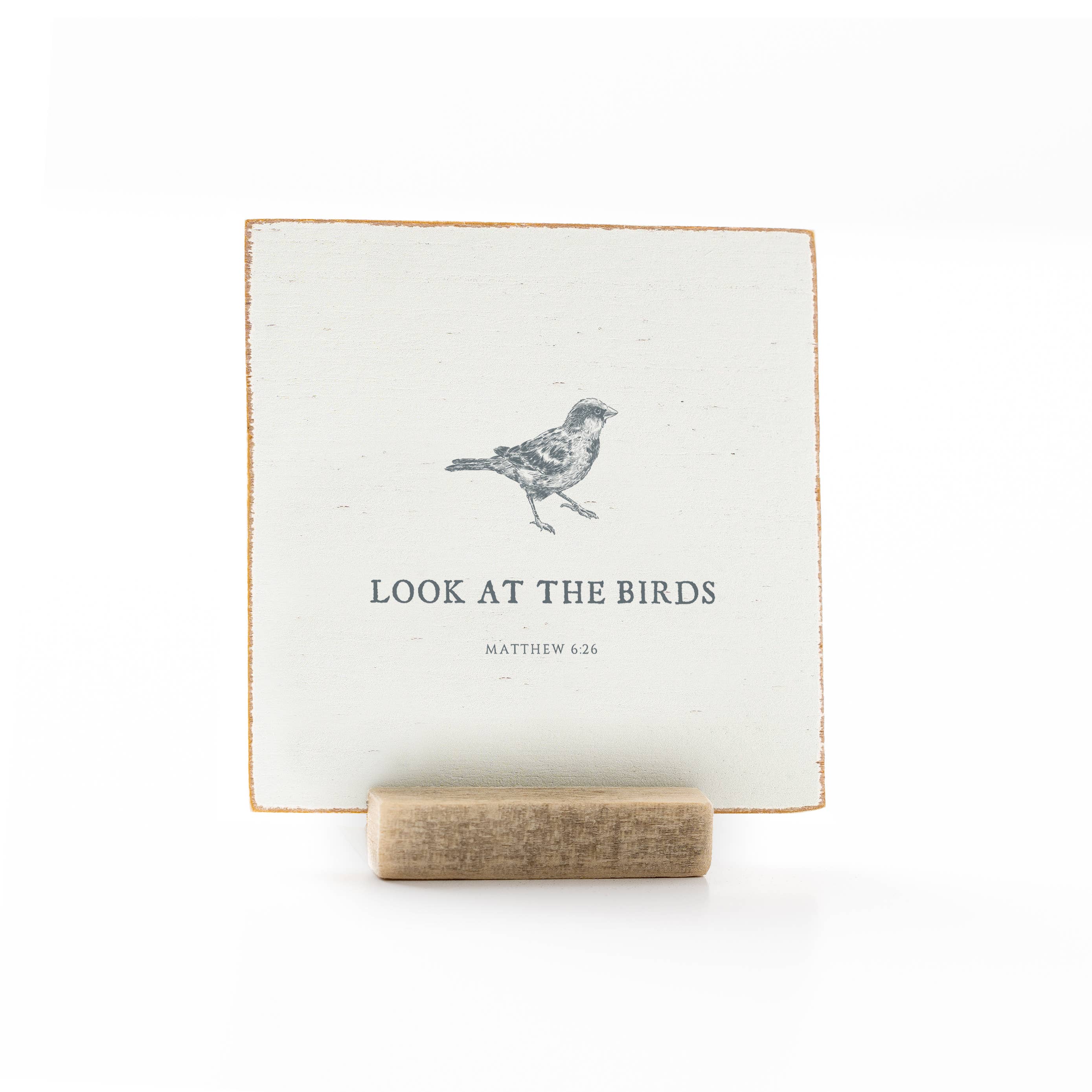 Revelation Culture - Wholesale Desk/Tabletop Sign - 4 x 4" | Animal | Bird