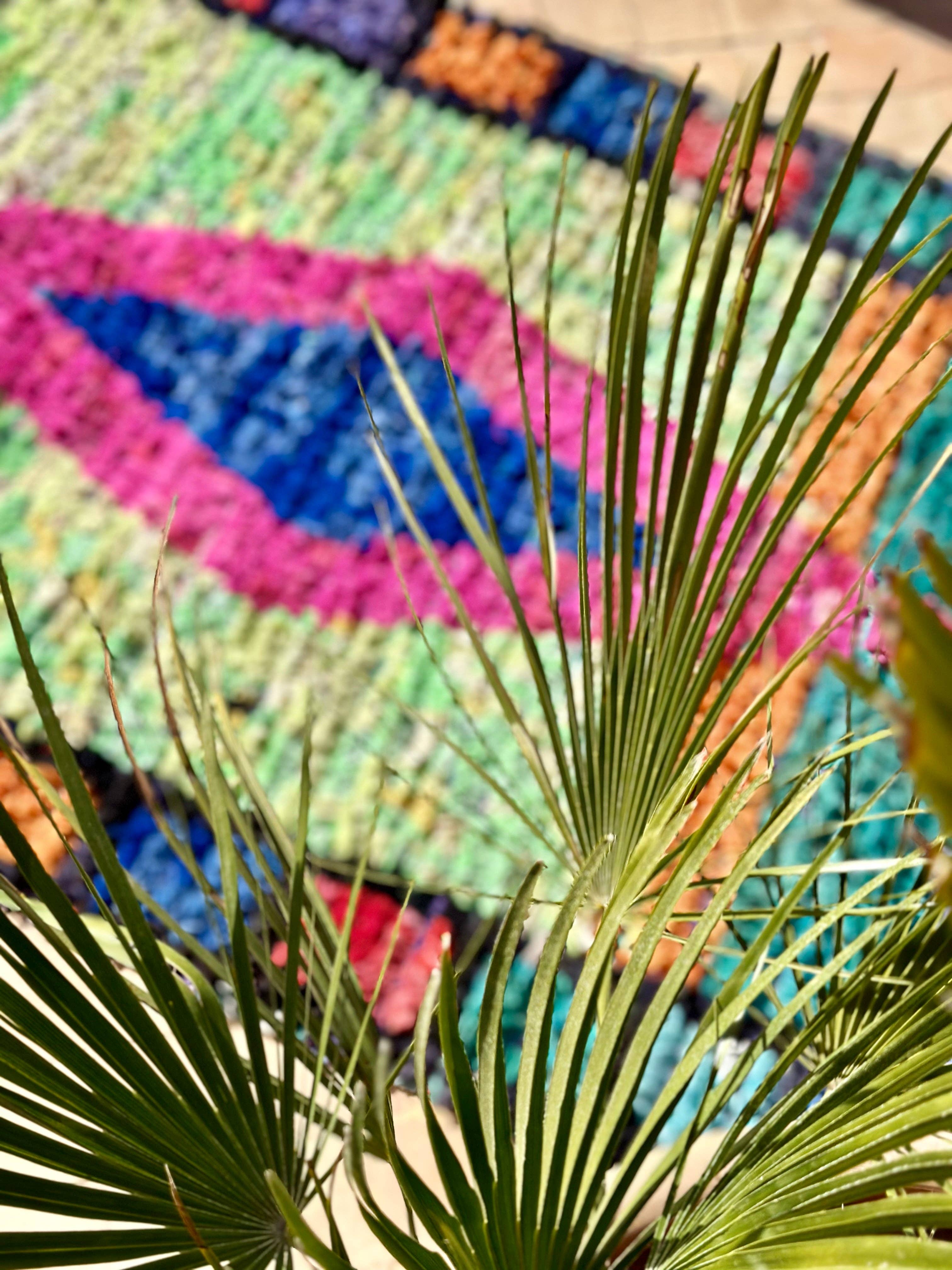 SOUK in the CITY - Wholesale Vloerkleed - NEON Boucherouite vloerkleed 2,50 m x 1,20 m8