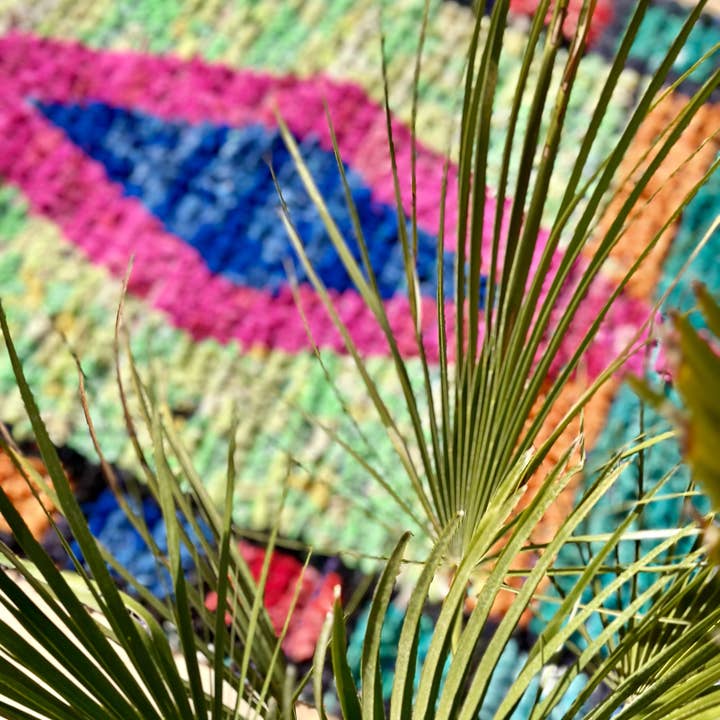 SOUK in the CITY - Wholesale Vloerkleed - NEON Boucherouite vloerkleed 2,50 m x 1,20 m8