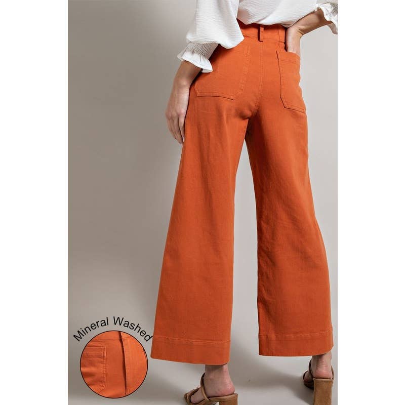 STYLE USA - Vendita all'ingrosso Pantalone - Donna - Pantaloni larghi lavati in morbido tessuto13