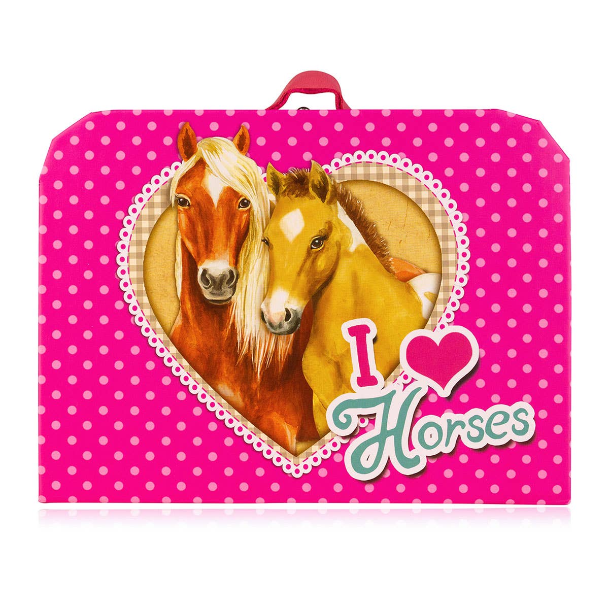 Accentra – wholesale Bad- och kroppsvårdsset – I love horses presentset för tjejer i pappersväska1