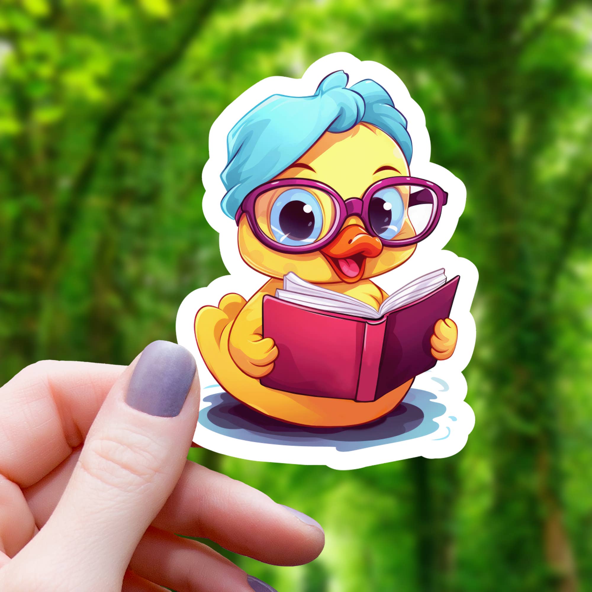 Mimic Gaming Co - Wholesale Sticker - Reading Rubber Duck Sticker - 3"