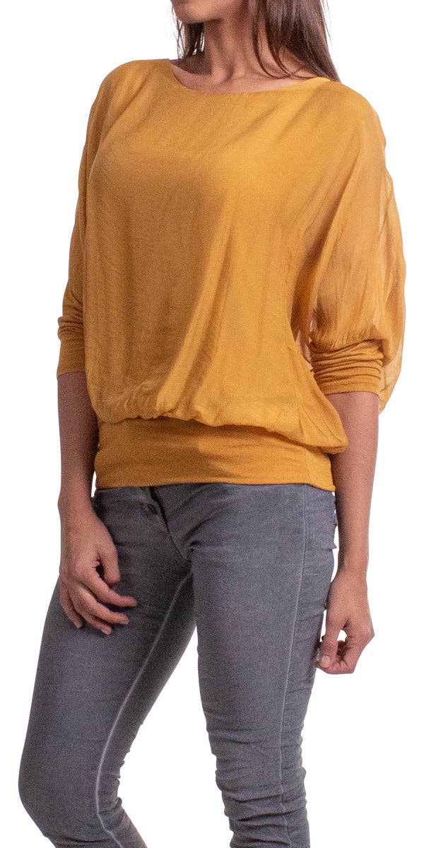 Gigi Moda - Wholesale Blouse - Women's - Sheer Batwing Blouse33