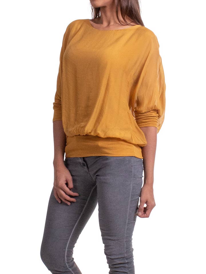 Gigi Moda - Wholesale Blouse - Women's - Sheer Batwing Blouse33